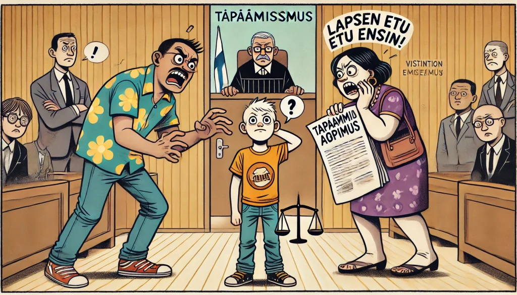 Lapsen vieraannuttaminen tarkoittaa tilannetta, jossa toinen vanhempi pyrkii vaikuttamaan lapseen siten, että lapsi vieraantuu toisesta vanhemmastaan.