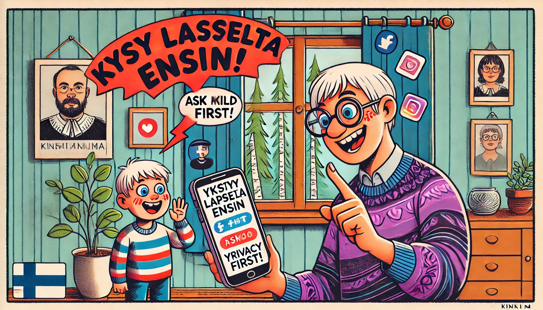Lapsen kuvan julkaiseminen netissä - mitä pitää huomioida?