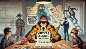 Yritystoimintaan liittyvät usein yrityssalaisuudet, joiden ei haluta päätyvän kilpailijoiden tai julkisuuden tietoon.