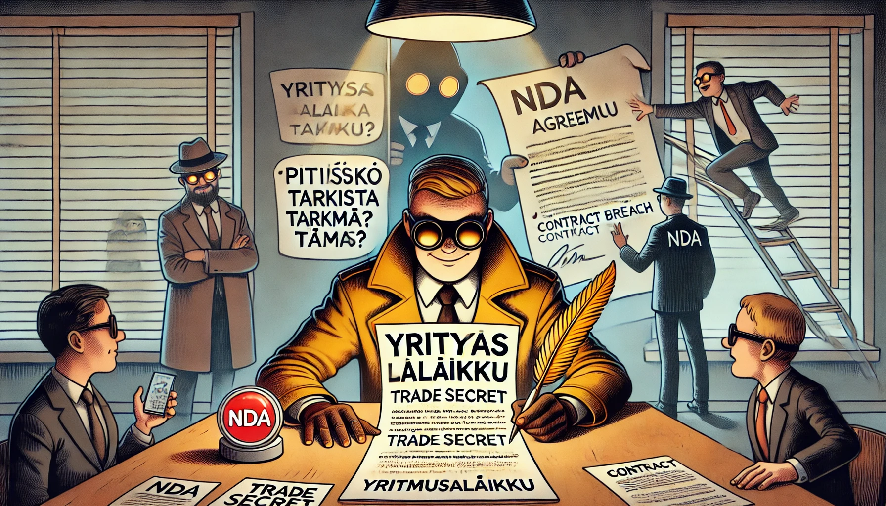 Yritystoimintaan liittyvät usein yrityssalaisuudet, joiden ei haluta päätyvän kilpailijoiden tai julkisuuden tietoon.